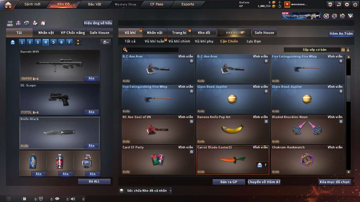 shop acc cf uy tin gia re